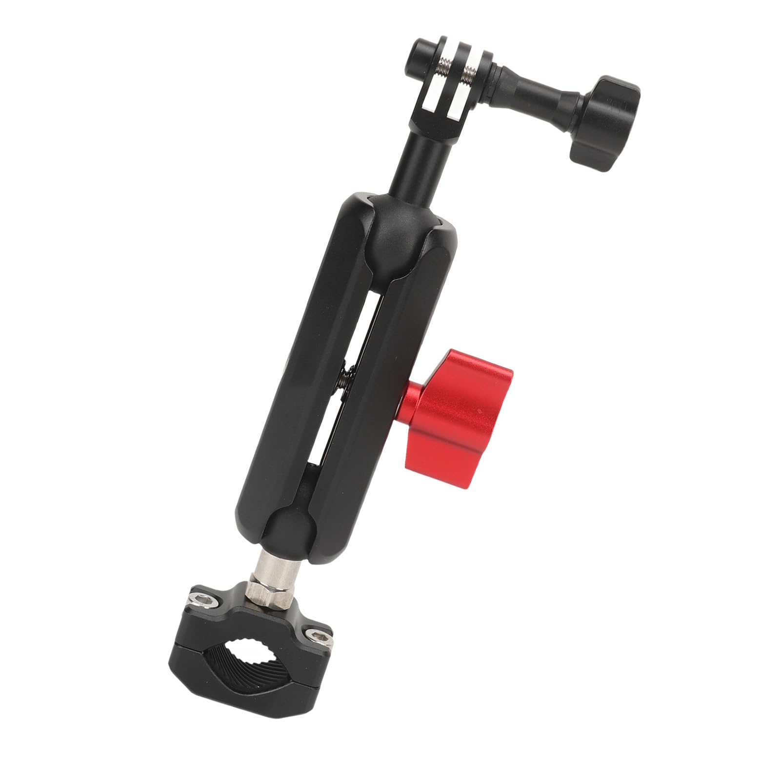 Soporte para cámara de bicicleta y motocicleta, soporte de montaje en manillar, accesorios multifuncionales para cámaras de acción con rotación de 360 ​​grados (Tamaño mediano 1,57 x 9,06 pulgadas.)