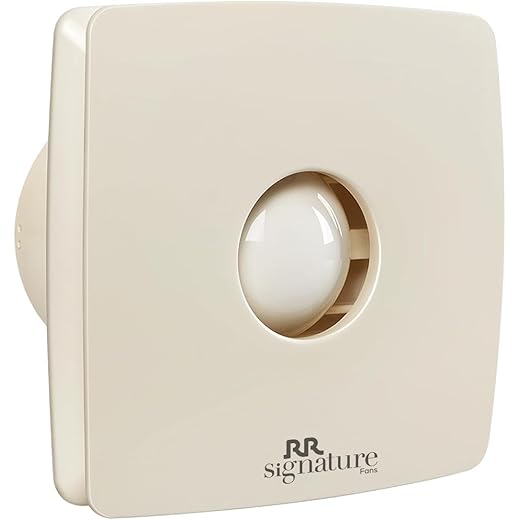 RR Signature Vento Air 100 MM High Speed Exhaust Fan, Bird Guard, Exhaust Fan for Bathroom, Noiseless, Anti-Rust Blades, Robust Body, White