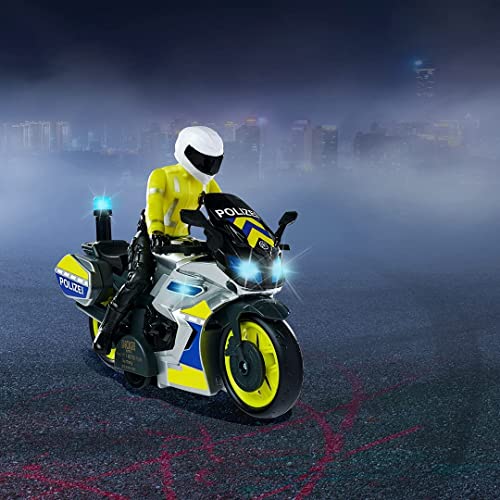 Dickie SOS Polizei-Motorrad, 17 cm
