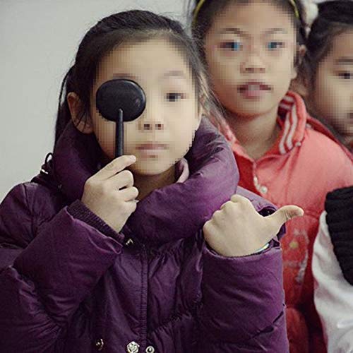 Image of mollensiuer 3 Set Plastic Handheld Eye Occluder Professional Eye Exam Occluder for Vision Test Ophthalmic Examination