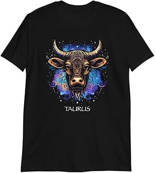 horoscope T-shirt(standard) WH 蠍座 Astrology Themed Printed Shirts, Vintage Astrology Designs