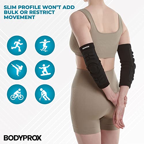 Bodyprox Elbow Protection Pads 1 Pair (Medium), Elbow Guard Sleeve #TOP3