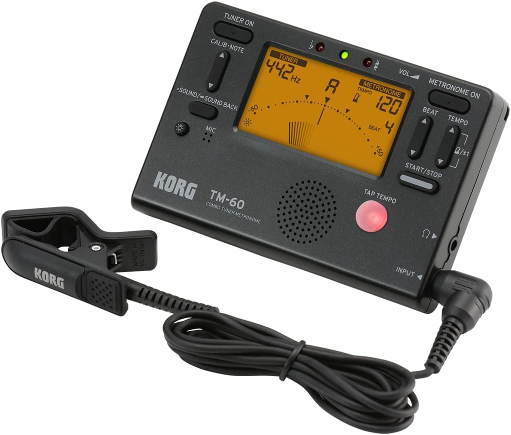 Amazon.com: Korg TM60 Combo Tuner and Metronome with Contact Clip