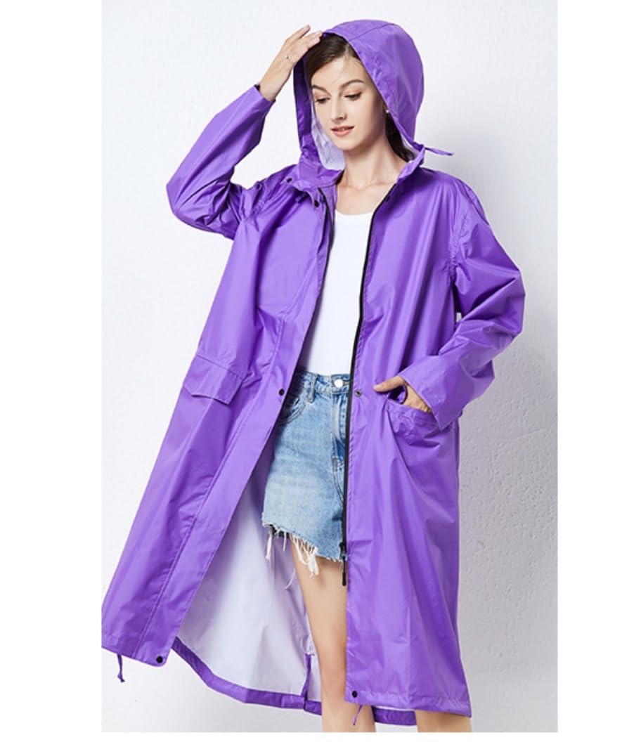 IRYZE Poncho Lluvia Chubasqueros Cortavientos Color Sólido Impermeable Viajes Al Aire Libre Adultos Hombres Y Mujeres Parejas Poncho Chubasquero