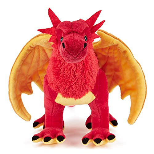 Zappi Co Childrens Stuffed Soft Cuddly Large Plush Toy Lifelike Stuffed Animal for Boys Kids (43cm Length) (Dragon Red) - Image 2