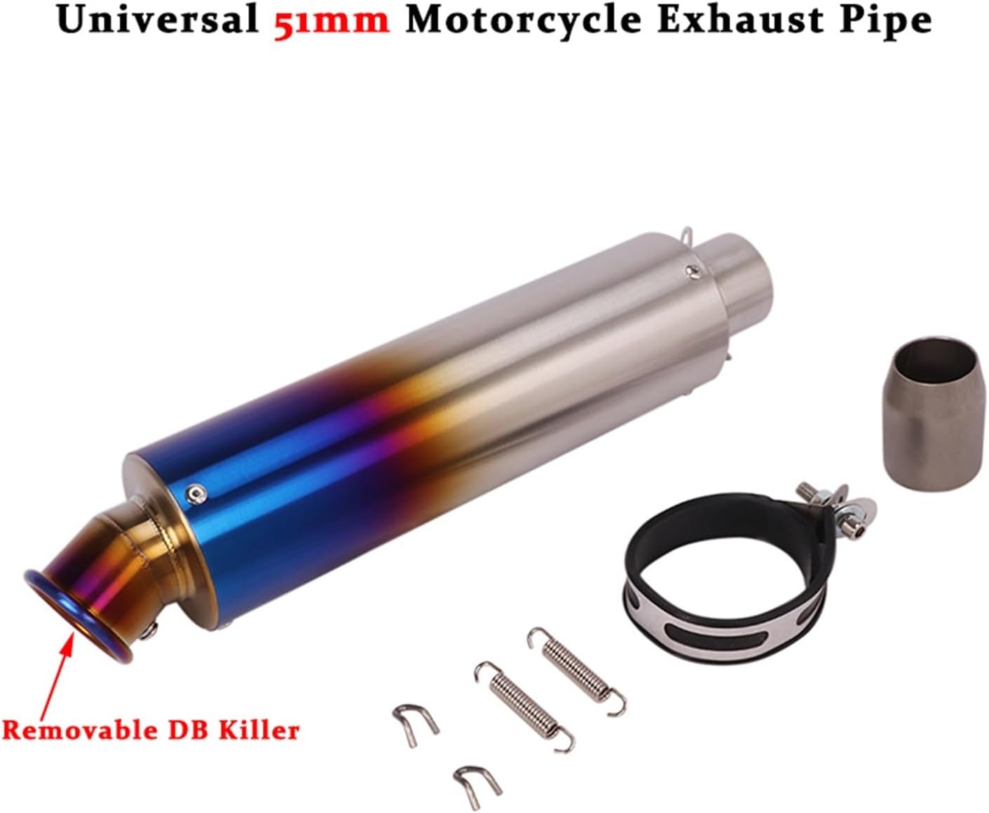 はかに エキゾーストマフラーサイレンサーパイプ 変更されたマフラー DB