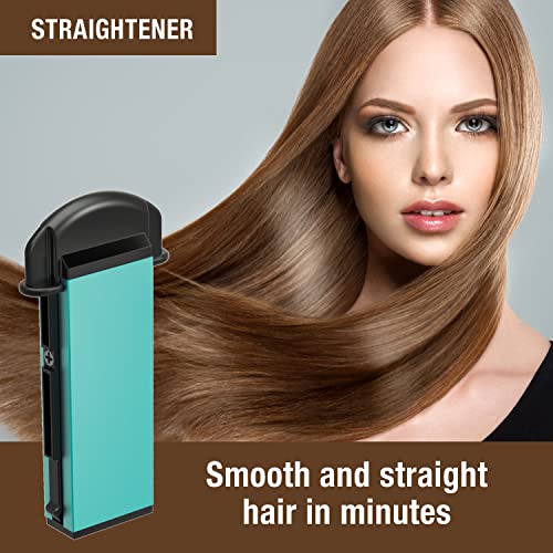 Image of Havells HC4043 3 in 1 Hair Styler - Straightener, 19mm Curler, Crimper for Multiple Styles - (Blue /Black)