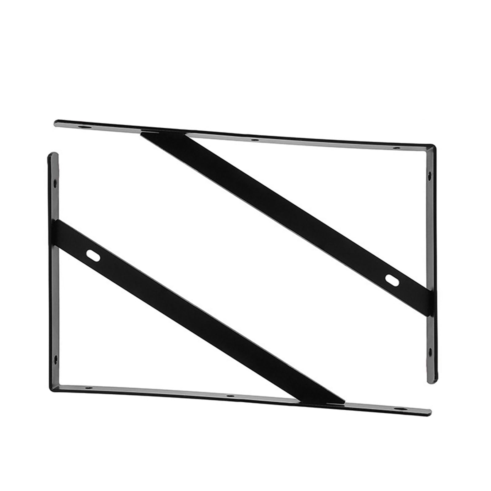 Tsophreniq Multicolor Industrial Strengths Steel Wall Brackets Black Coated Shelf For Heavy Items Secure Mounting Space And Residential Areas Black Metal Shelf Brackets