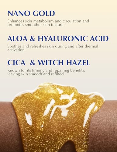 EXPRESSIONS WELLNESS Skin Tightening Cellulite Cream for Body: Golden Sweat Hot Cream for Loose Skin | B Flat Gel for Belly Thigh Butt & Arm Firming Toning Moisturizing Sculpting & Smoothing | 200G