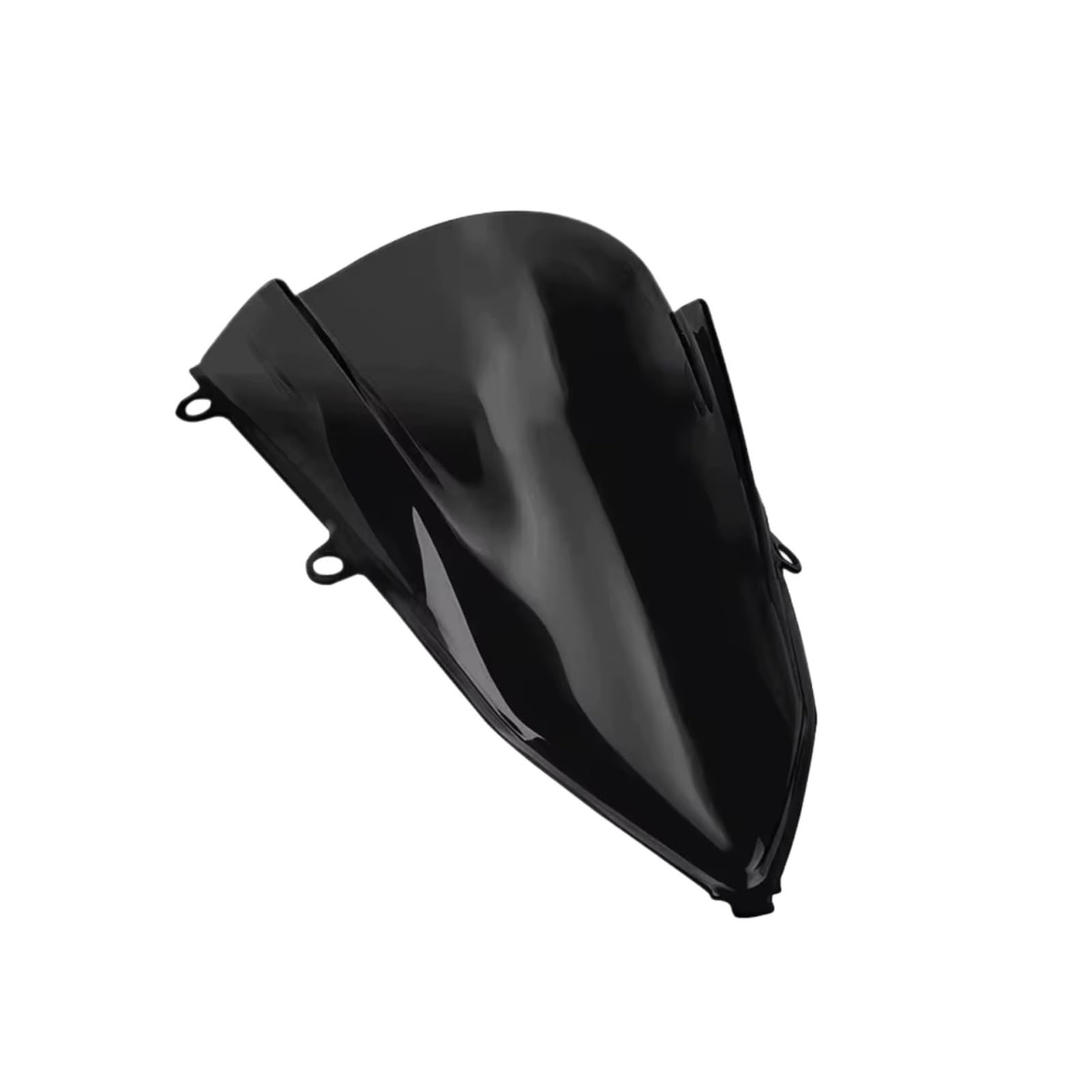 Cúpula moto Compatible Con BR650R Para Cbr650r 2019-2025 Parabrisas Elevado Deportivo Alerón Carreras Deflector Viento Cubierta Pantalla Frontal(Black)