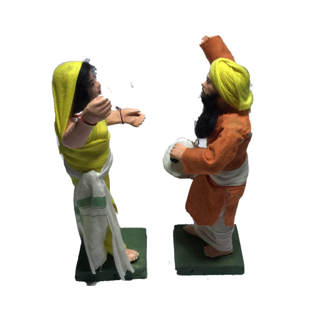 Clay Doll Handmade Singers Home Décor 1