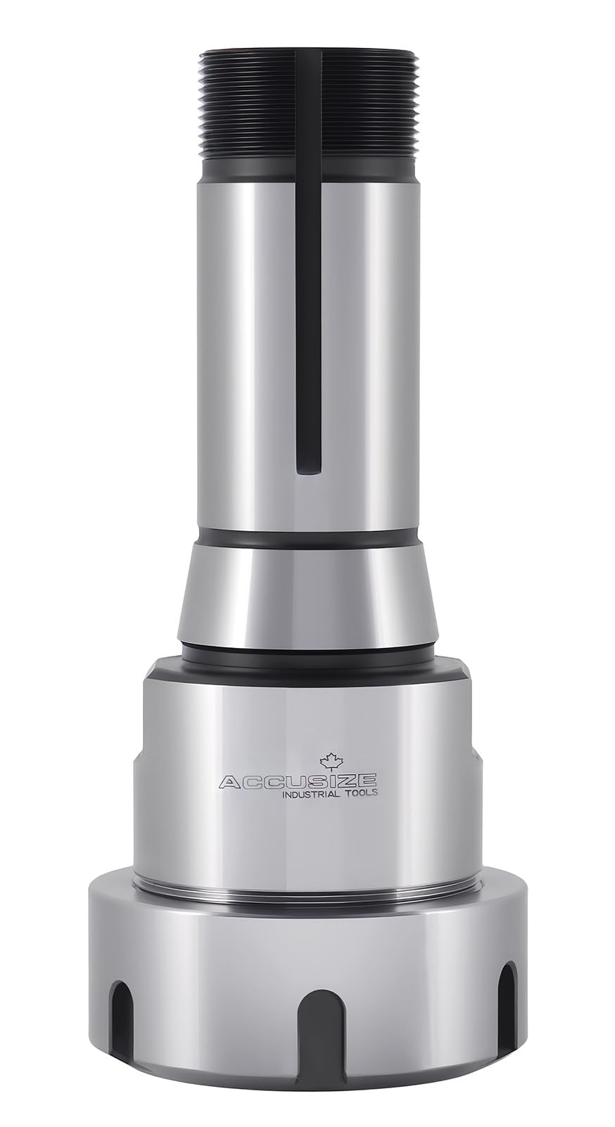 Accusize Industrial Tools 5C Shank ER40 Collet Chuck, 1.238"-20UNF External Thread, 1.041"-24UNF Internal Thread, Max T.I.R. 0.0002'' O.D to I.D., 0223-0246