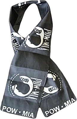 Trade Winds Pow Mia You Are Not Forgotten Lightweight Flag Printed Knitted Style Scarf 8