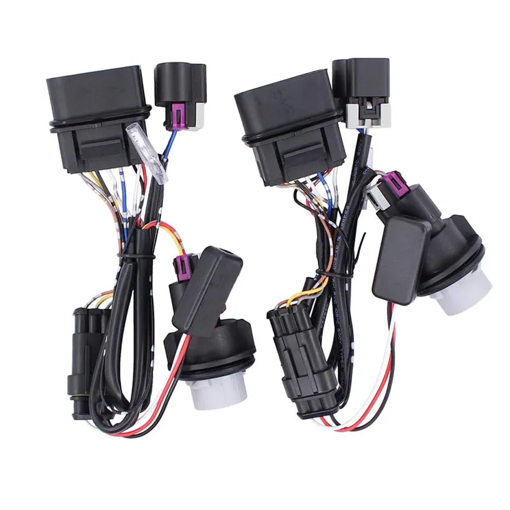 810003 Projector Headlights Conversion Adapter Wire Harness Fit for Ram 1500 2500 3500 2013-2018 Light Converter 2PCS