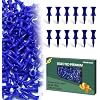 Amy Sport Golf Tees Step Down Plastic Unbreakable 50 Pack Reusable Bulk Professional Height Control Castle Tee for Practice