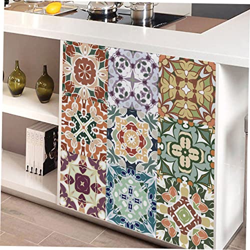 Asakkura Adesivo de parede sala de linha sala de estar para escada retrô papel de parede borda linda