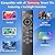 Backlit Replacement Remote for Samsung Smart TV, Compatible with Smart Frame & QLED Curved TVs