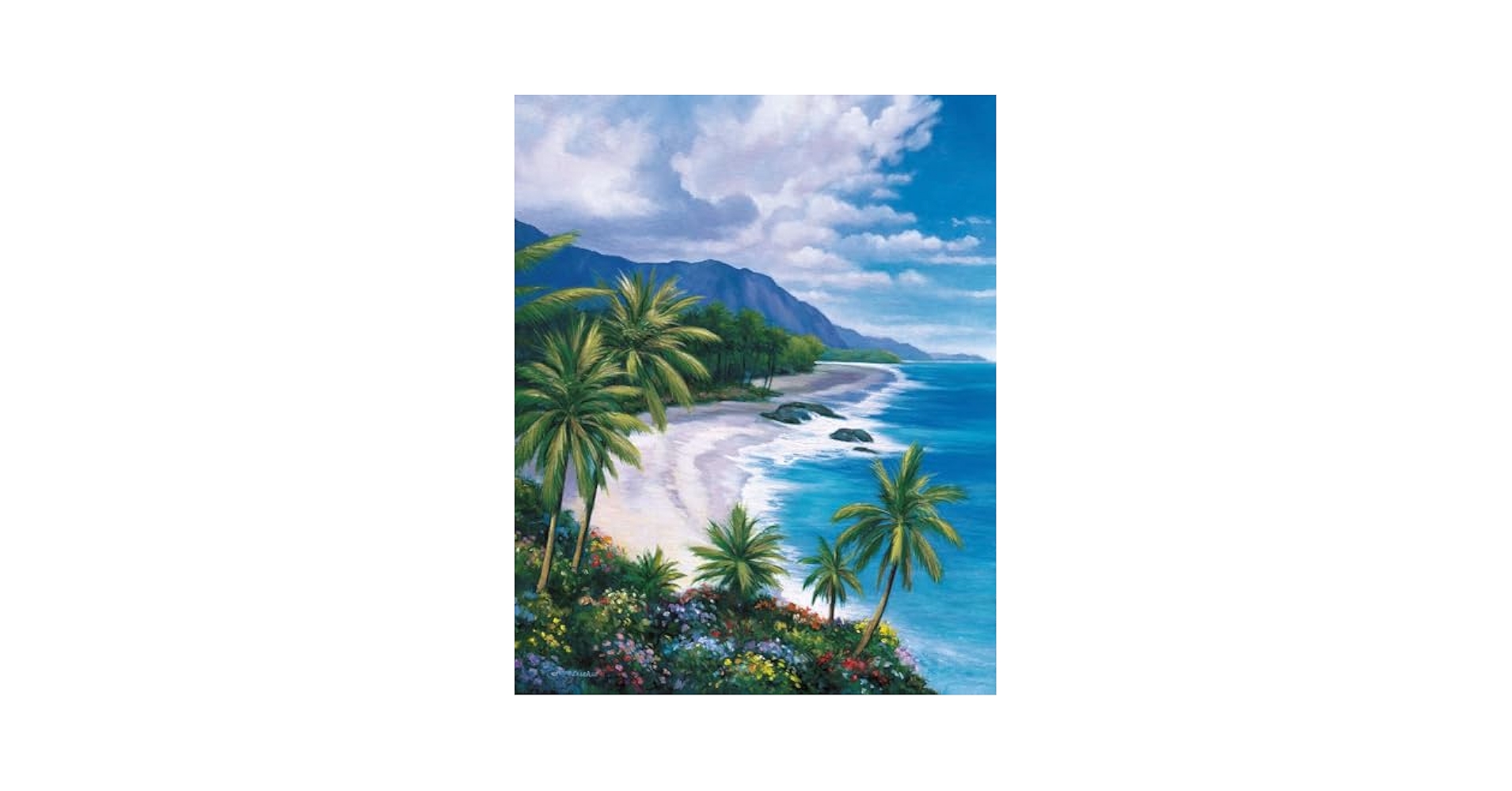 Amazon.com: Tropical Paradise 1 Poster Print - John Zaccheo