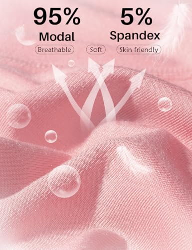 Womens Boxer Briefs High Waisted Modal Boy Shorts Underwear4