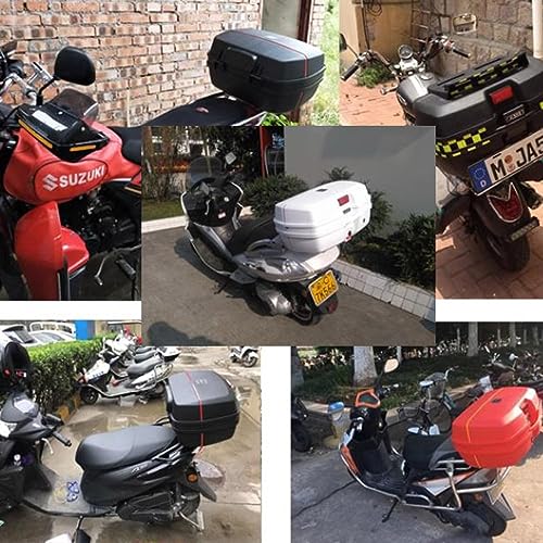Casque de Moto Top Box KLUFO 45L Coffre de Scooter Étanche avec Réflecteur - 3