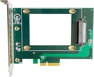 DiLiVing PCIe NVMe SSD Adapter with U.2 (SFF-8639) Interface for 2.5" NVMe SSD(PEX4SFF8639)
