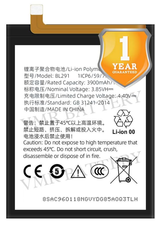 Image of Original BL291 Battery Compatible for Lenovo A5 (L18011, L18021, L18081) - (3900mAh) - 1 Year Warranty