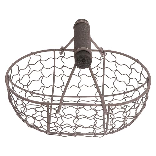 Cabilock 1 Pc Canasta de bocadillos organizadores de despensa y Almacenamiento Estante para Nevera Frutas Fruits Basket Basket Plato de Comida de Hierro Cesta de Comida de Hierro Black