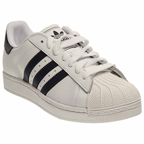 adidas Originals mens Legacy Superstar fashion sneakers, White/New Navy/White, 10 US