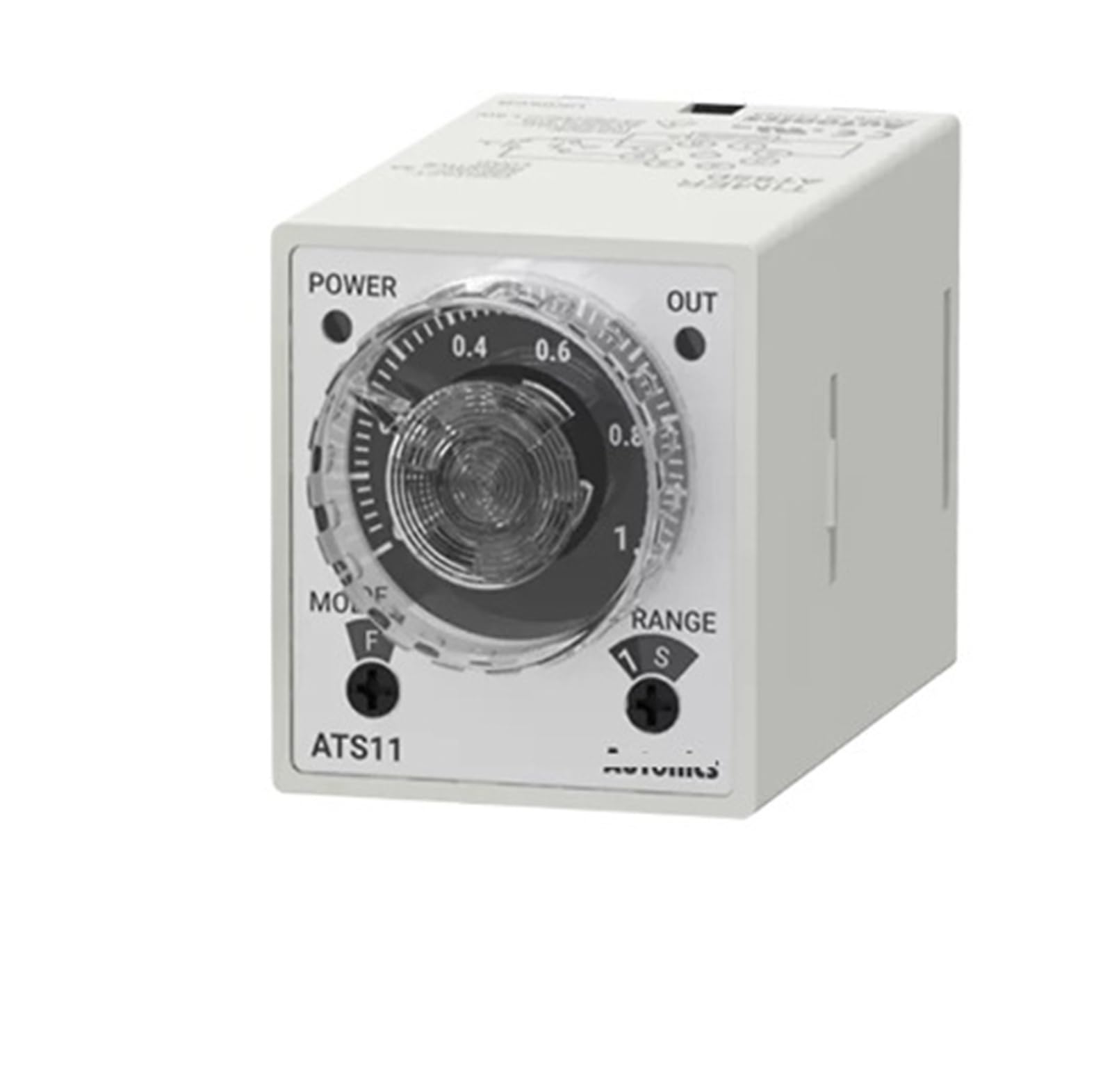 Controlador de Temporizador, ATS11-21E, Temporizador analógico, Conector de 11 Pines, 24 V CA ~ 50/60 Hz, 24 V CC, Entrada sin Voltaje (NPN)
