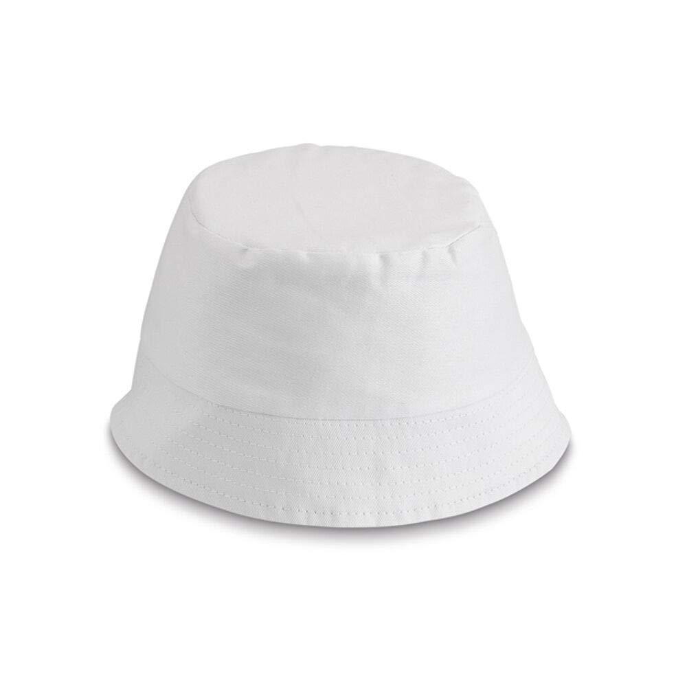 eBuyGB Unisex Kid's White Bucket Hat, Childrens