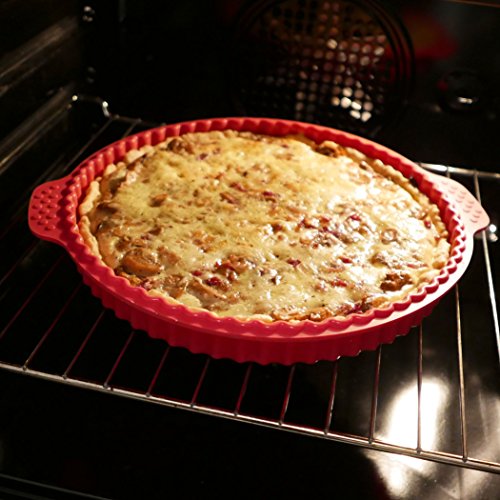 Foto von ZOLLNER24 4er Set Backformen aus Silikon, Kastenform, Backform, Obstbodenform