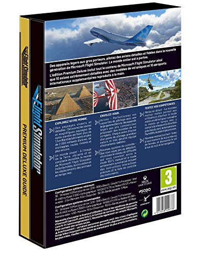 Microsoft Flight Simulator 2020 Premium Deluxe Edition (PC) – Simulateur de Vol Ultra-Réaliste MSFS 2020 – 37 000+ Aéroports, Météo en Temps Réel, Avions & Aéroports Exclusifs – Version Française