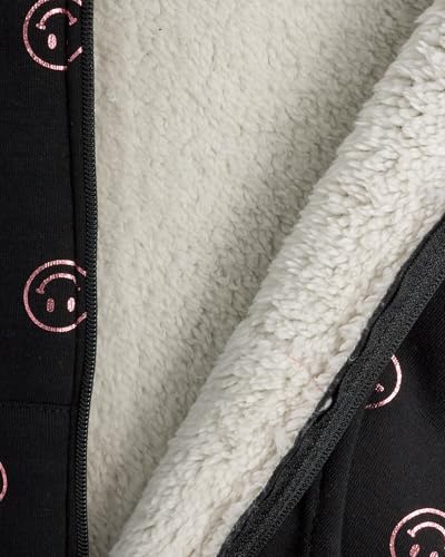 Real Love Girls Sweatsuit Set - 2 Piece Zip Up Hoodie Sweatshirt with Sherpa Fleece Lined Hood and Jogger Sweatpants (7-12)4