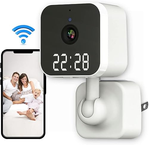 Miniatura 1 de Cámaras para seguridad del hogar, cámara de seguridad interior con pantalla de tiempo, cámaras de seguridad HD 1080P para bebémascotaperro con