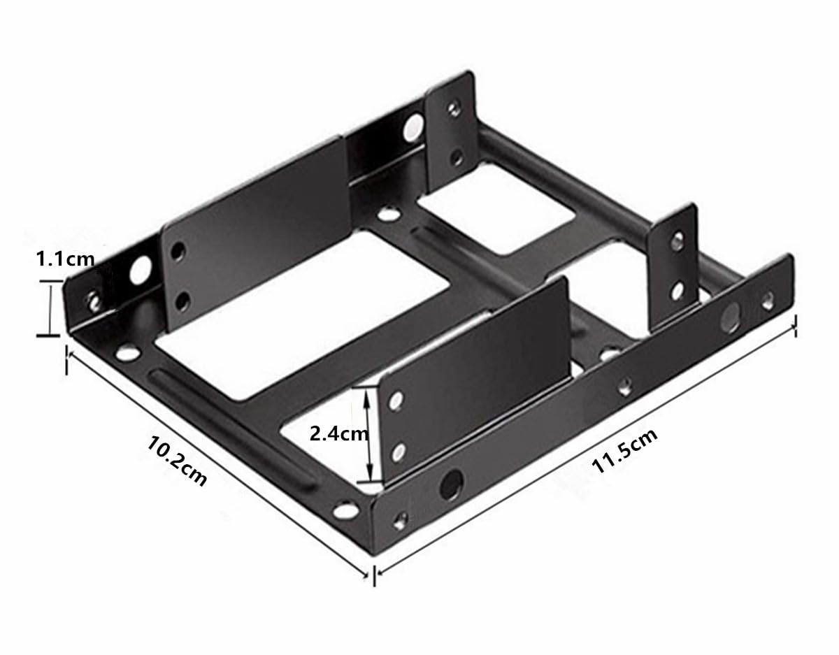 KingSpec 2TB SSD + 2.5インチから3.5インチアダプター KingSpec 2TB SSD + 2.5インチから3.5インチアダプター サイズ