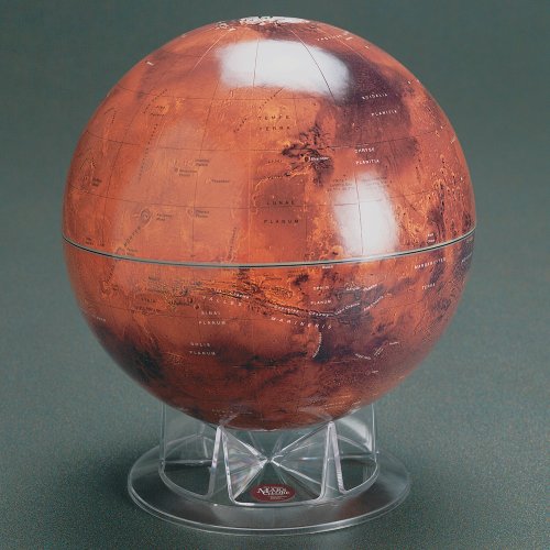 S&T 12' Mars Globe on Acrylic Stand