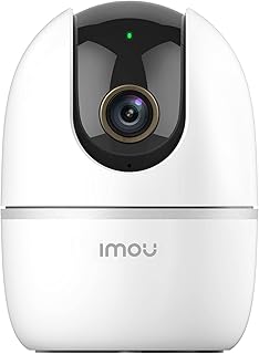 Imou A1 4MP - Indoor Micro Dome Smart Camera, Super HD 2K with Auto Tracking, AI Human & Abnormal Sound Detection, 4MP, H.265, Auto Tracking Pan & Tilt, 2 Way Audio, Wide Angle Lens