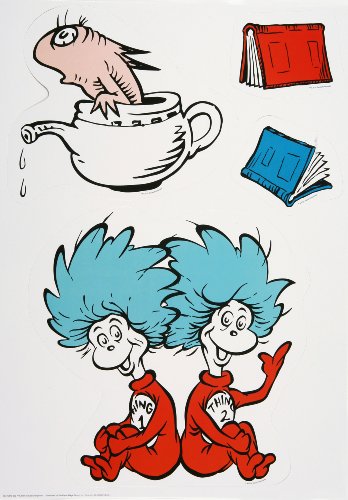 Eureka Dr. Seuss The Cat In The Hat Large Bulletin Board Set And Classroom Decorations For Teachers, 15 Pcs #TOP3