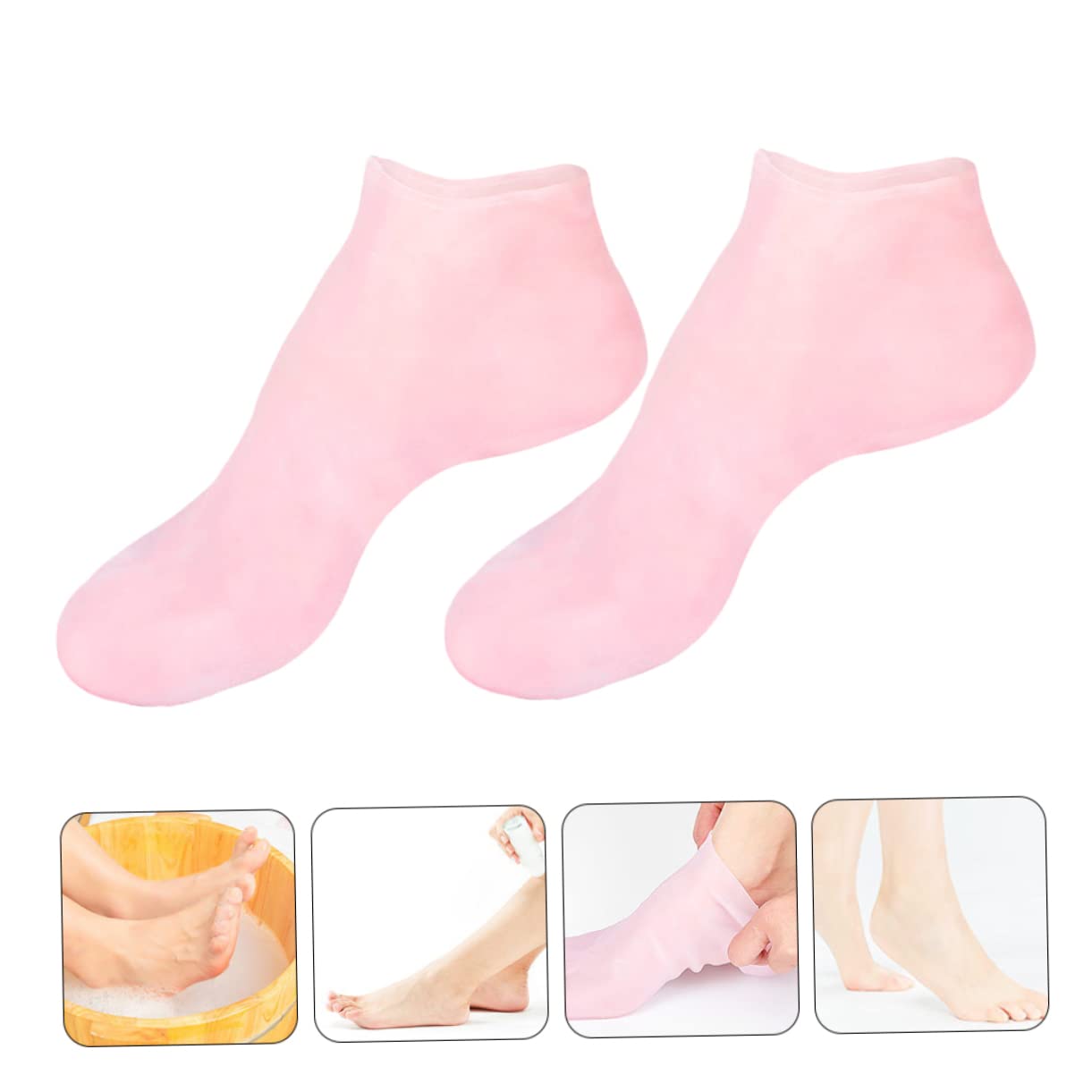 HAPINARY Men's Foot Care Socks Moisturizing Foot Socks Anti-Dry and Anti-Cracking