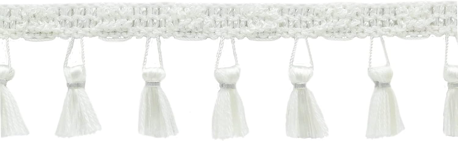 2 1/2" (6cm) Solid Pretty Knitted Gimp Header Tassel Fringe Trim # ETF |