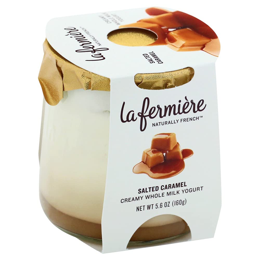La Fermiere Salted Caramel Yogurt (Pack of 6) Grocery & Gourmet Food