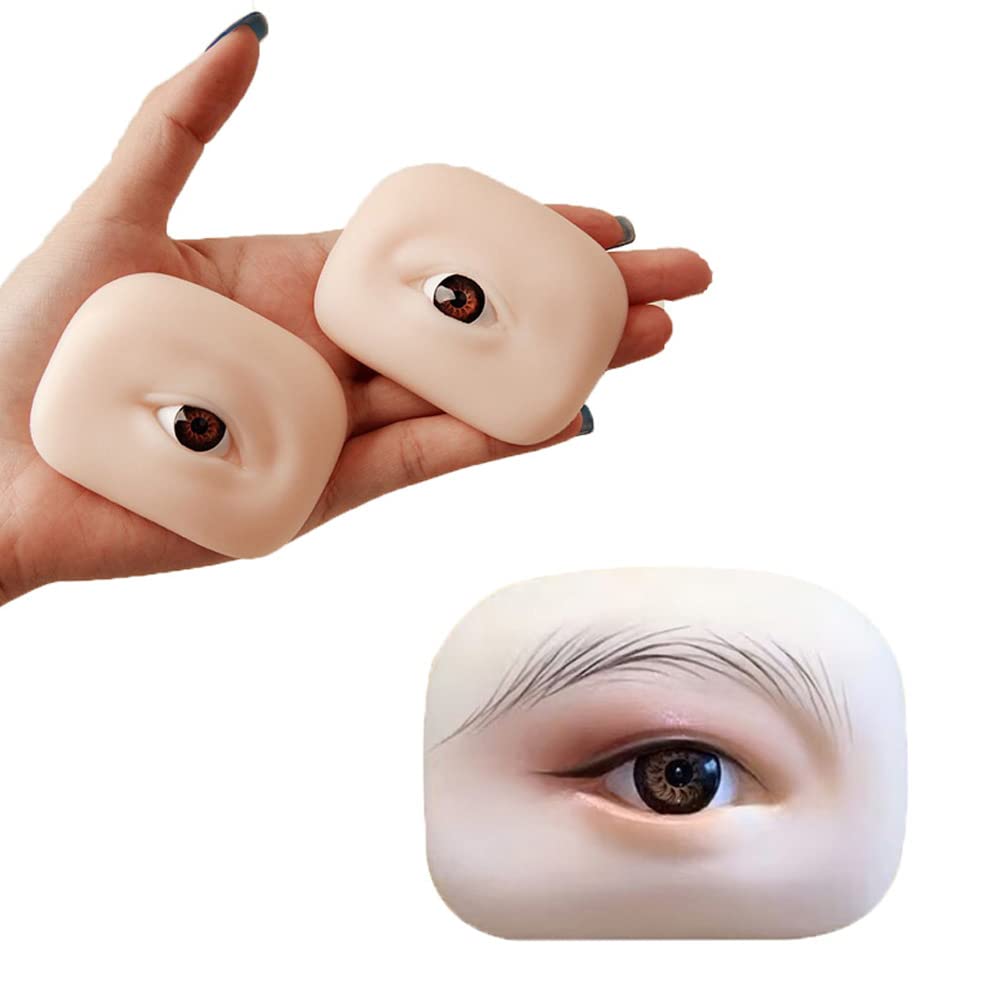 Amazon.co.jp: 眉毛アートメイク 練習用目顔マネキンパネル 2個眉毛