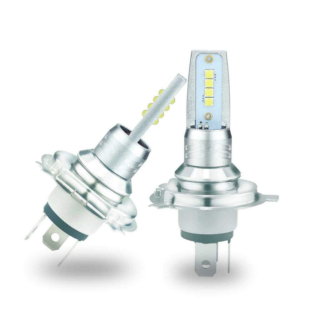 H4 H7 H8 LED Fog Light Bulbs DRL 2800 Lumens Xtreme Super Bright 12V 9005 LED Bulbs Replacement for Cars, Trucks, 6000K Xenon White (H4)