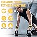 Yes4All Wrist & Ankle Weights Pair 1lb -10lbs for Women, Men Adjustable Strap - Walking, Jogging, Pilates, Gym Fitness Workout (4lb x2, Yellow)