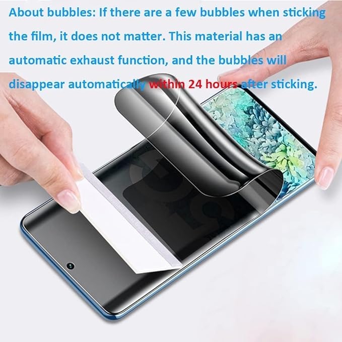 Image of ZARALA Privacy Hydrogel Screen Protector for IQOO Z7 Pro 5G and Vivo T2 Pro Anti-Spy Flexible TPU Private Protective Film, Anti-Scratch Anti-Peeping Ultra-Thin Soft Hydrogel Protective Film