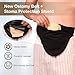 New Ostomy Belt with Stoma Guard and 50 Pairs of Stickers | Ultimate Protection for Your Ostomy Bag | Ostomy Bag Covers for Men and Women | Black(L)