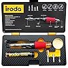 IRODA SOLDERPRO 50K | 4-in-1 Heat Gun & Mini Torch | Rapid 18s Heat Up, 30-70W Adjustable Power, Up to 40 Min Runtime | Ideal for Electrical, DIY & Crafts
