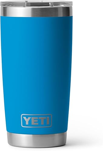 Miniatura 129 de YETI Rambler - Vaso aislado al vacío de acero inoxidable de 20 onzas con tapa MagSlider Verde mar