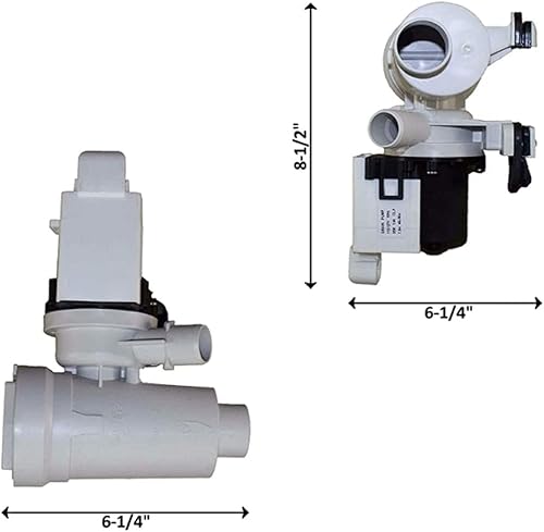 Miniatura 3 de "Reemplazo del motor de la bomba de drenaje de la lavadora para Whirlpool Duet WFW8300SW02 Maytag Epic Z MHWZ400TQ02 "