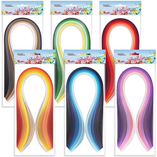 Juya QK11BLUE-03 Paper Quilling Kits With 30 Colors 600 Strips And 8 Tools thumb #1